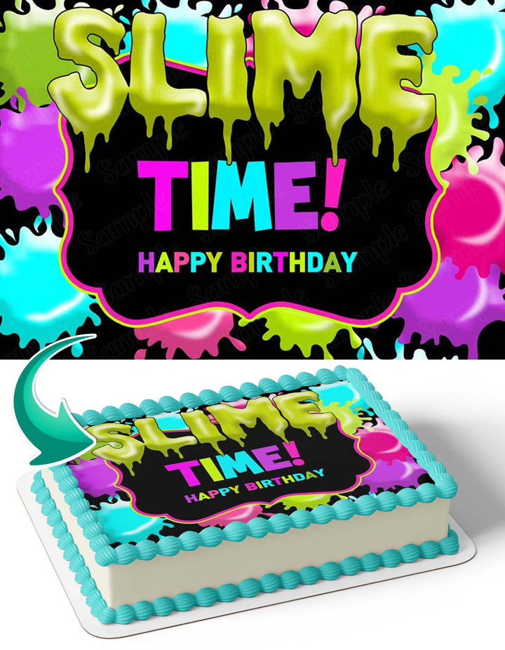 Slime Birthday Party Ideas, Photo 10 of 10