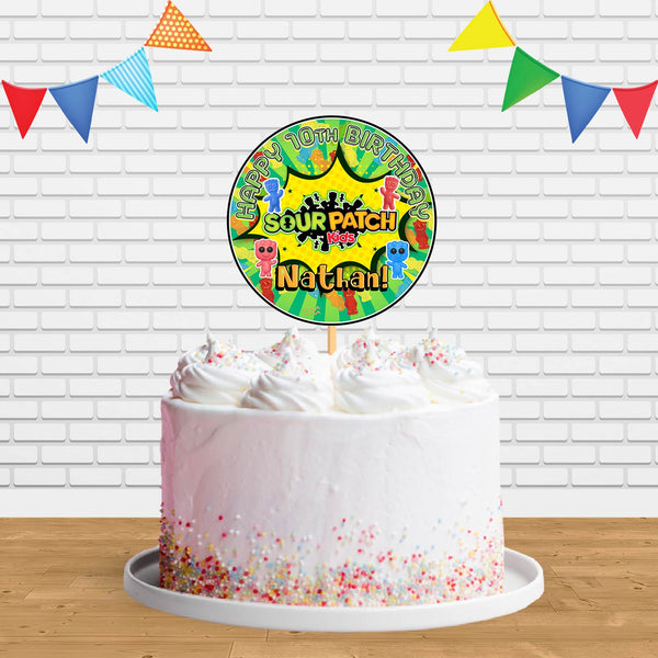 Sour Patch Ct Cake Topper Centerpiece Birthday Party Decorations