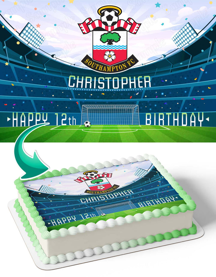 Southampton FC Edible Cake Toppers