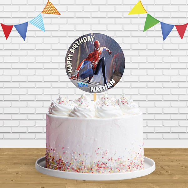 Spiderman Cake Topper Centerpiece Birthday Party Decorations