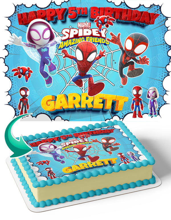 Spidey And His Amazing Friends SP Edible Cake Toppers