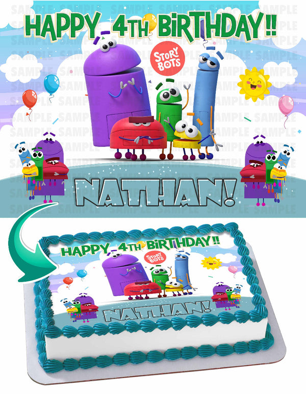 StoryBots Edible Cake Toppers