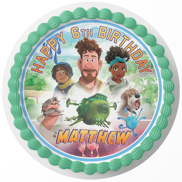 Strange World GT Edible Cake Toppers Round