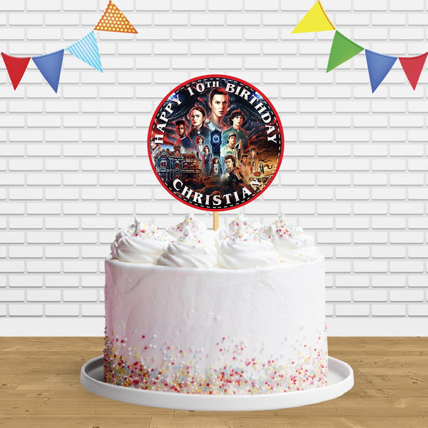 Stranger Things S4 Cake Topper Centerpiece Birthday Party Decorations