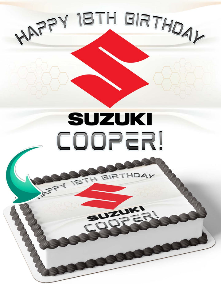 Suzuki Edible Cake Toppers