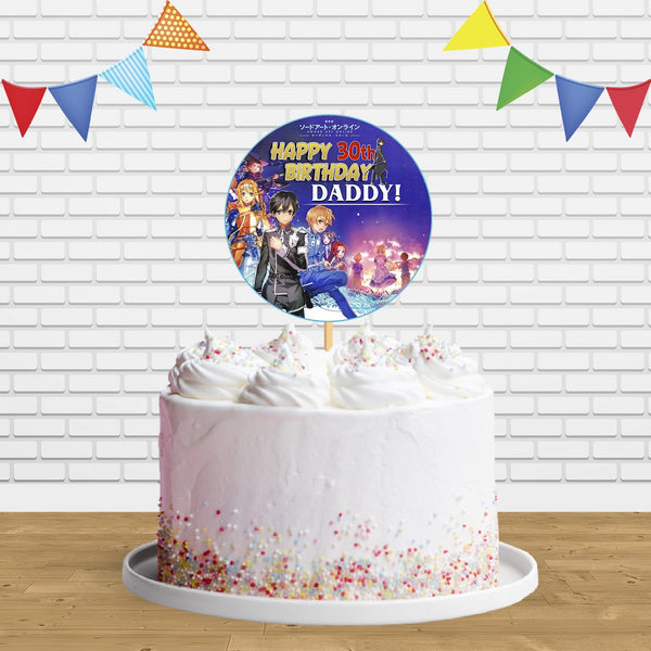 Swo Art Online Cake Topper Centerpiece Birthday Party Decorations