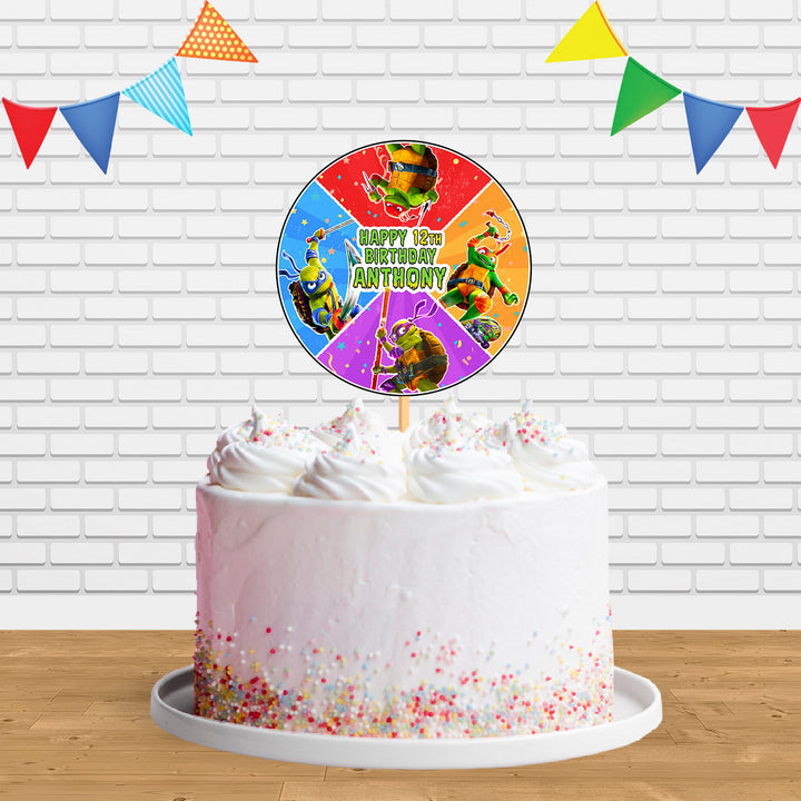 Teenage Mutant Ninja Turtles Mutant Mayhem C2 Ct Cake Topper Centerpiece Birthday Party Decorations