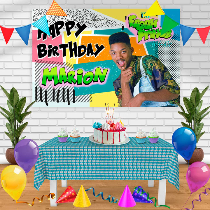 the fresh prince of bel air Birthday Banner Personalized Party Backdrop Decoration
