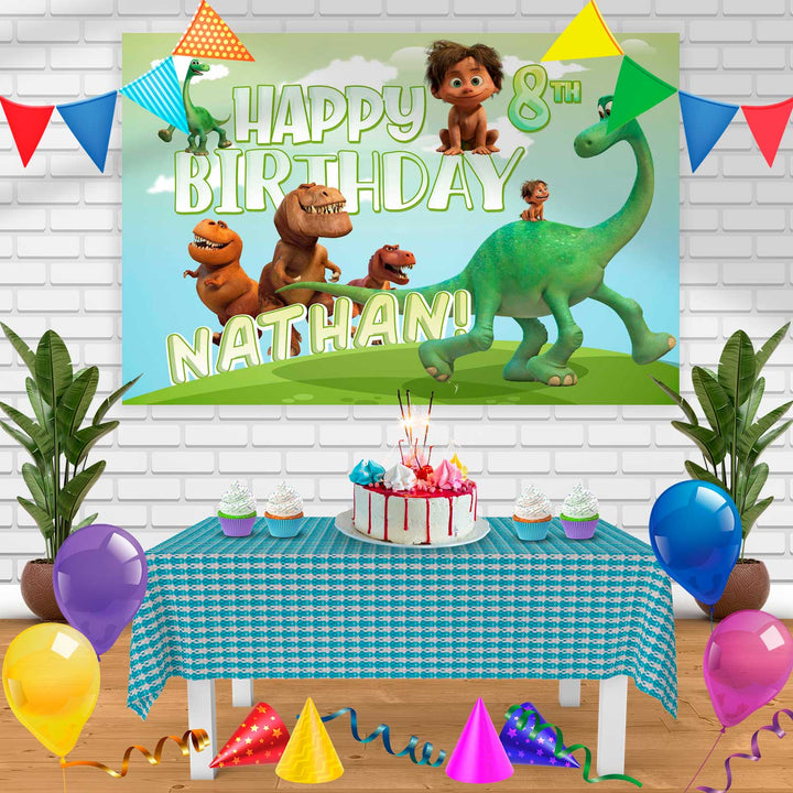 The Good Dinosaur GD Birthday Banner Personalized Party Backdrop Decoration