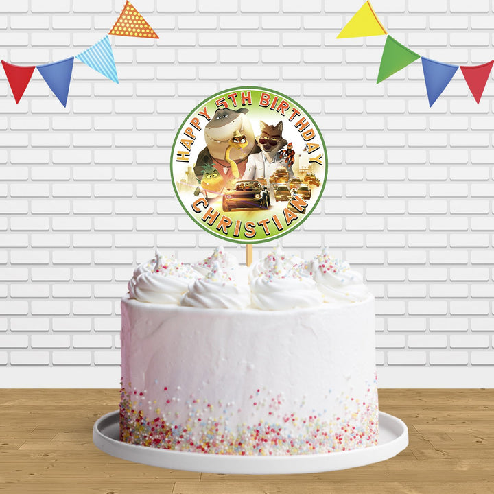 The Bad Guys Cake Topper Centerpiece Birthday Party Decorations