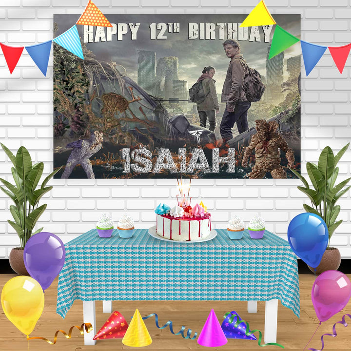 The Last Of Us HBO Series Birthday Banner Personalized Party Backdrop Decoration