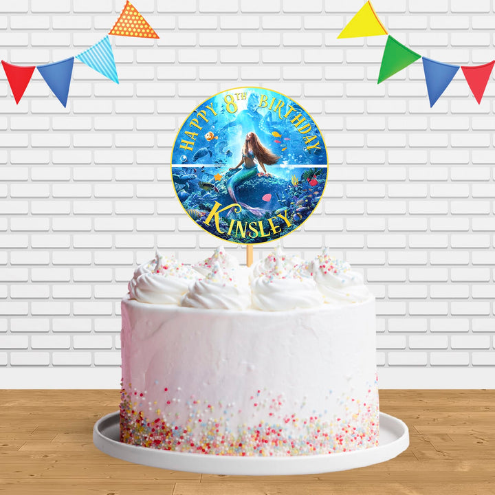 The Little Mermaid 2023 Ct Cake Topper Centerpiece Birthday Party Decorations