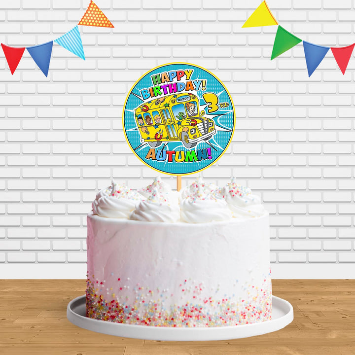 The Magic School Bus Ct Cake Topper Centerpiece Birthday Party Decorat –  Ediblecakeimage