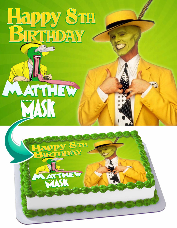 The Mask Edible Cake Toppers