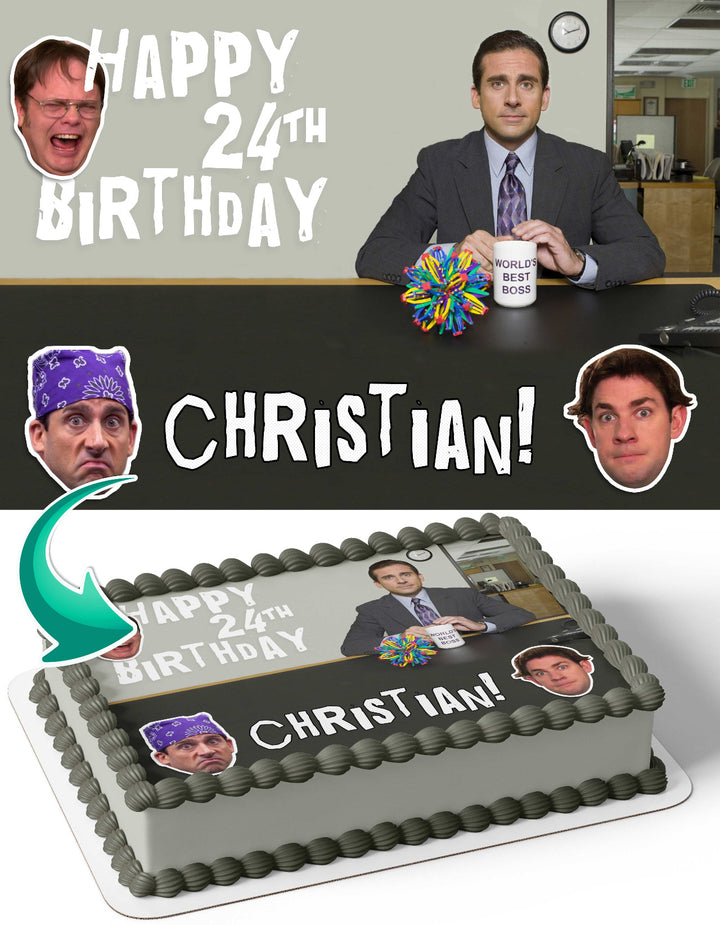 The Office Edible Cake Toppers