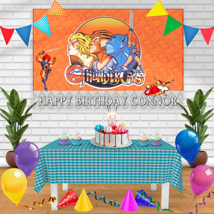 Thundercats Birthday Banner Personalized Party Backdrop Decoration