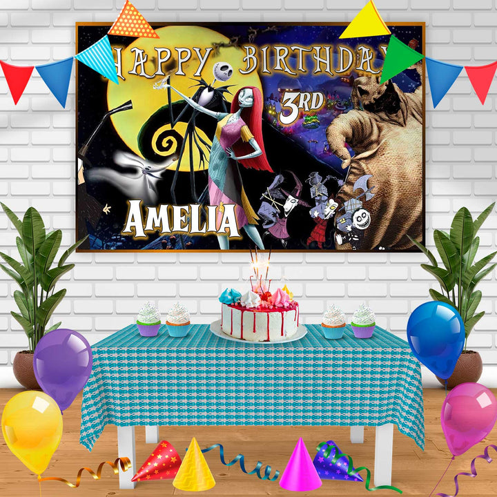 Tim Jkt Birthday Banner Personalized Party Backdrop Decoration