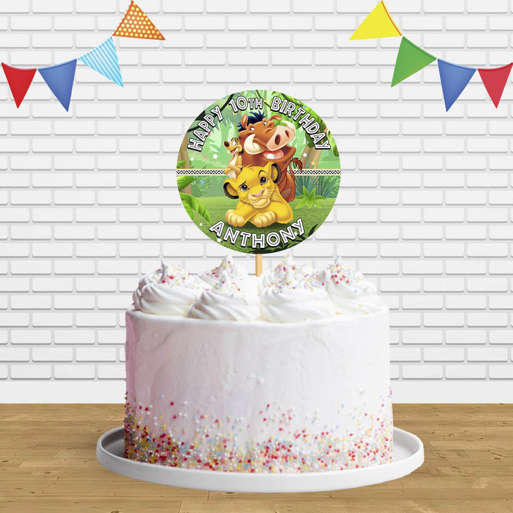 Timon Pumbaa Simba Cake Topper Centerpiece Birthday Party Decorations