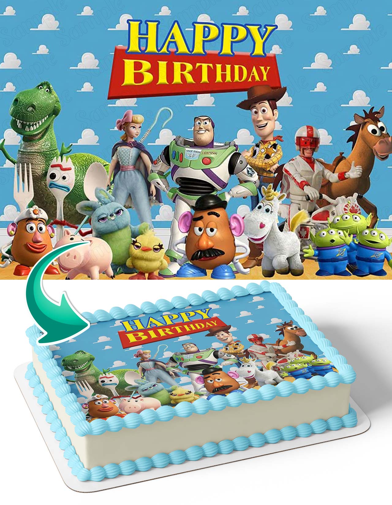 Toys Story HT Kids Edible Cake Toppers – Ediblecakeimage