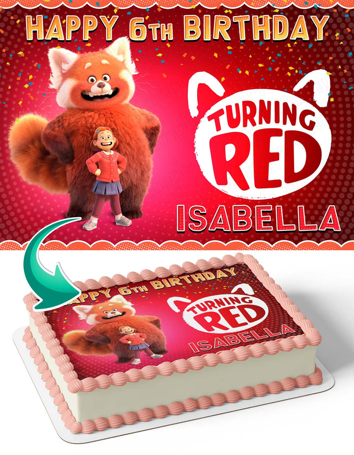 Turning Red 2022 OG Edible Cake Toppers