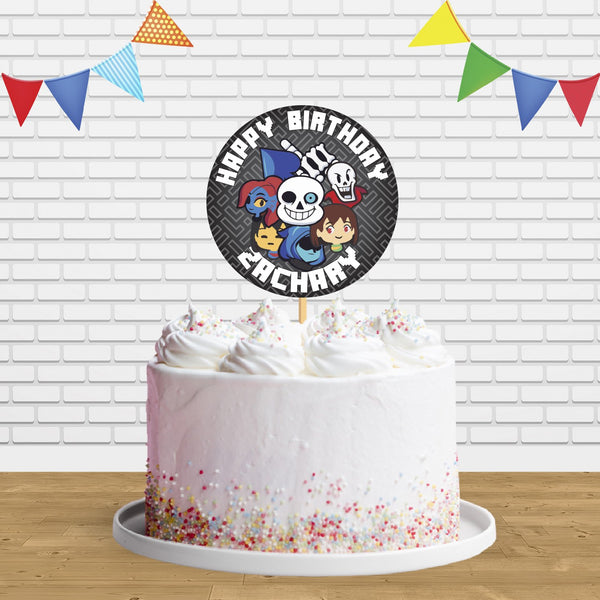 Undertale Cake Topper Centerpiece Birthday Party Decorations