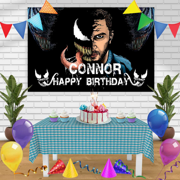 vemon Birthday Banner Personalized Party Backdrop Decoration