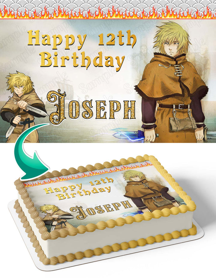 Vinland Saga Anime Edible Cake Toppers