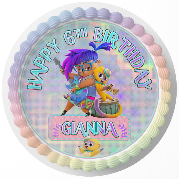 Vivo Movie Edible Cake Toppers Round