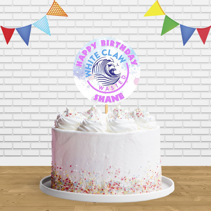 White Claw Cake Topper Centerpiece Birthday Party Decorations