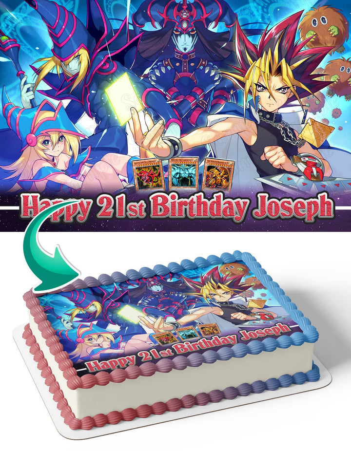 YuGiOh Cards Edible Cake Toppers
